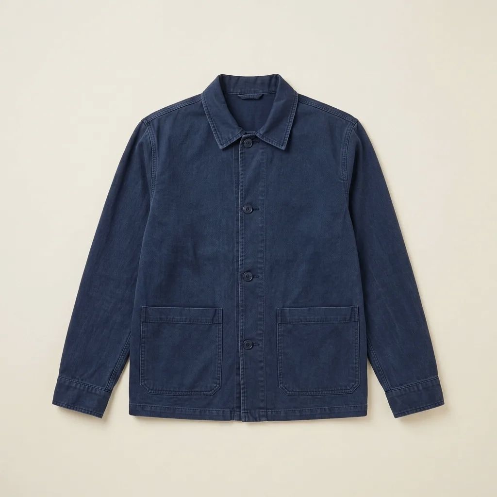 Editorial study of chore jacket for the QuarterMaster weather the road cabinet.