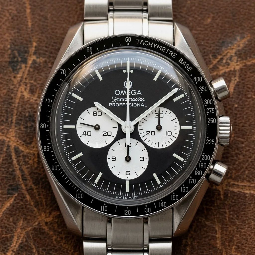 Editorial study of chronograph for the QuarterMaster watches cabinet.