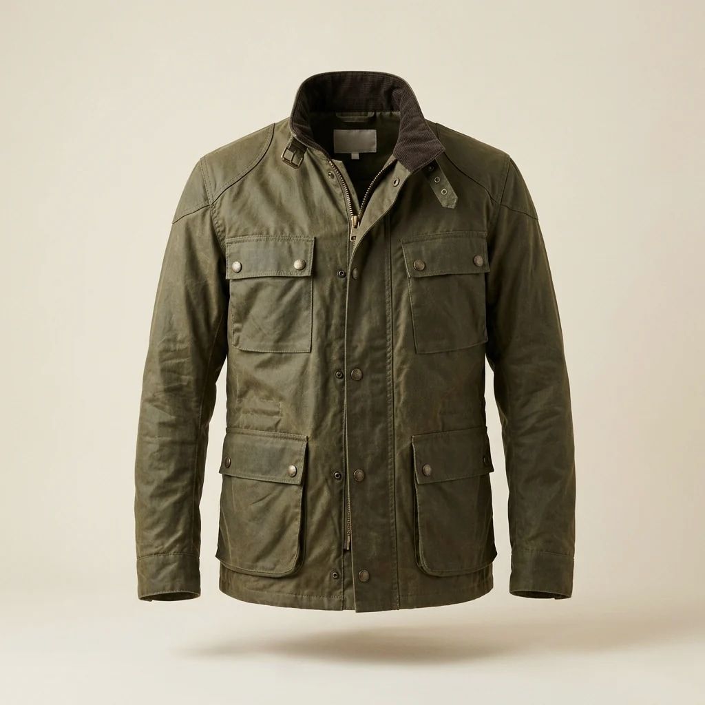 Representative study from the outerwear visual cabinet.