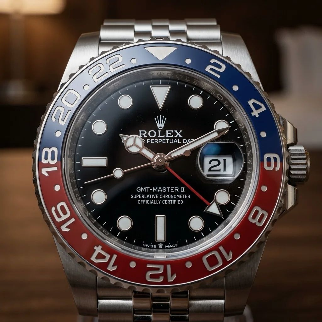 Editorial study of rolex sky-dweller for the QuarterMaster watches cabinet.
