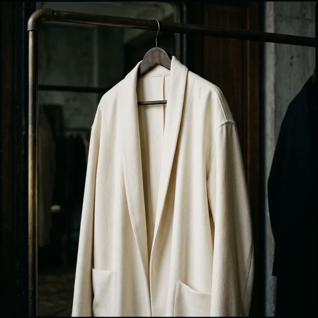 Editorial study of statement outerwear for the QuarterMaster weather the road cabinet.