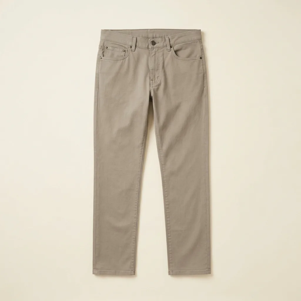 Stone cotton five-pocket trousers product photo