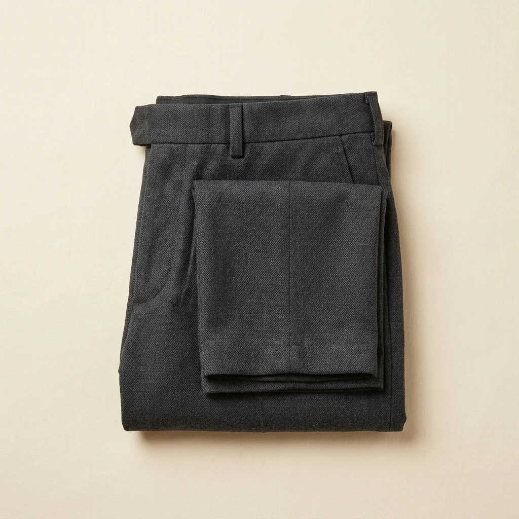 Charcoal cavalry-twill trousers product photo